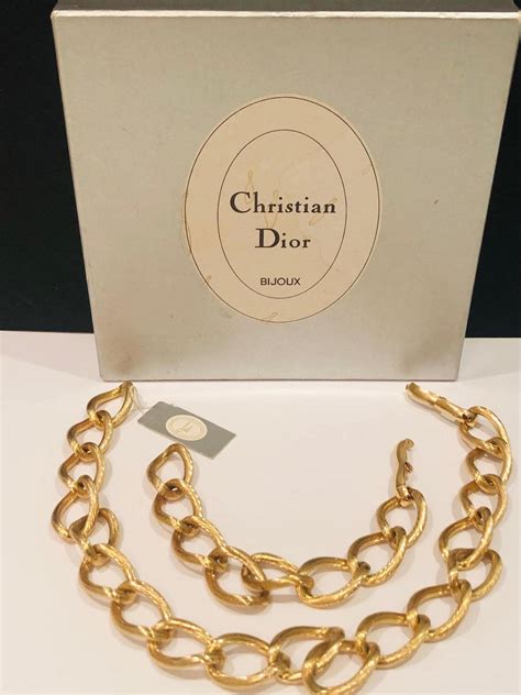 dior poesy necklace|dior necklace vintage.